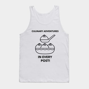 Food bloggers post adventures Tank Top